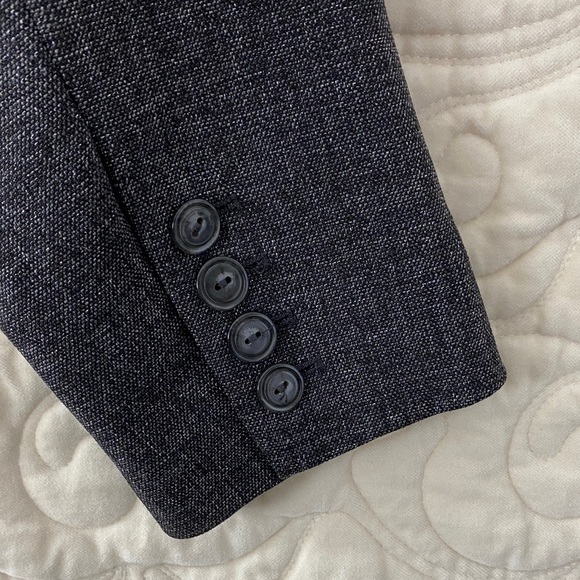 Coldwater Creek Dark Gray Blazer Size 8 - Picture 4 of 11